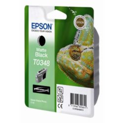 Epson Chameleon T0348 Ultrachrome Ink, Ink Cartridge, Matte Black Single Pack, C13T03484010